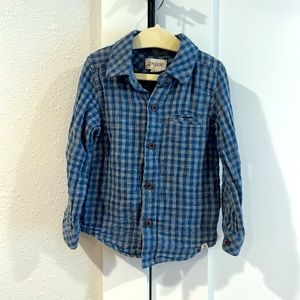 Me & Henry checked button down